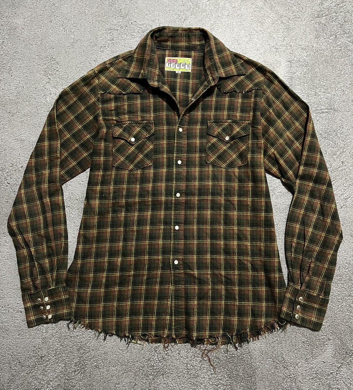 Japanese Brand Japanese Gdc Distressed Flannel LGB Style Size US M / EU 48-50 / 2 - 1 Thumbnail