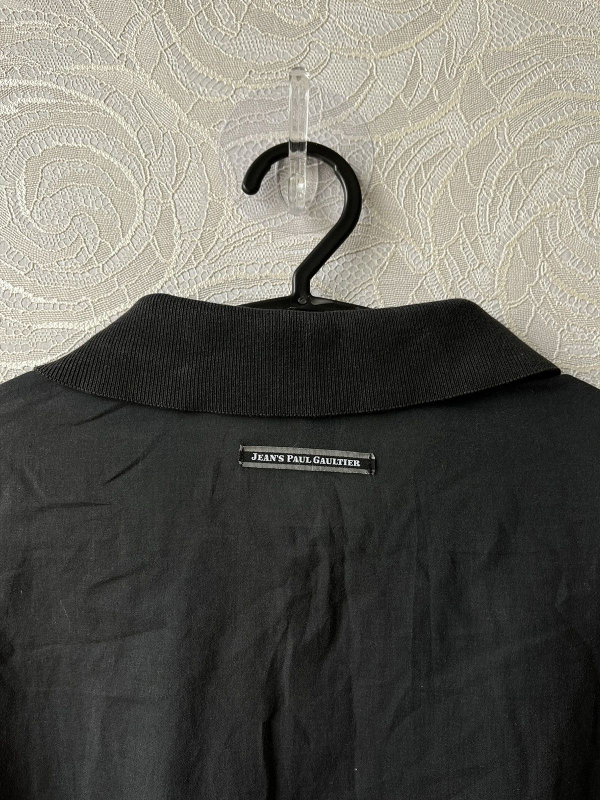 Jean Paul Gaultier × Vintage Jean Paul Gaultier 90s Washed Black Short Sleeve Shirt Rare Size US M / EU 48-50 / 2 - 8 Thumbnail