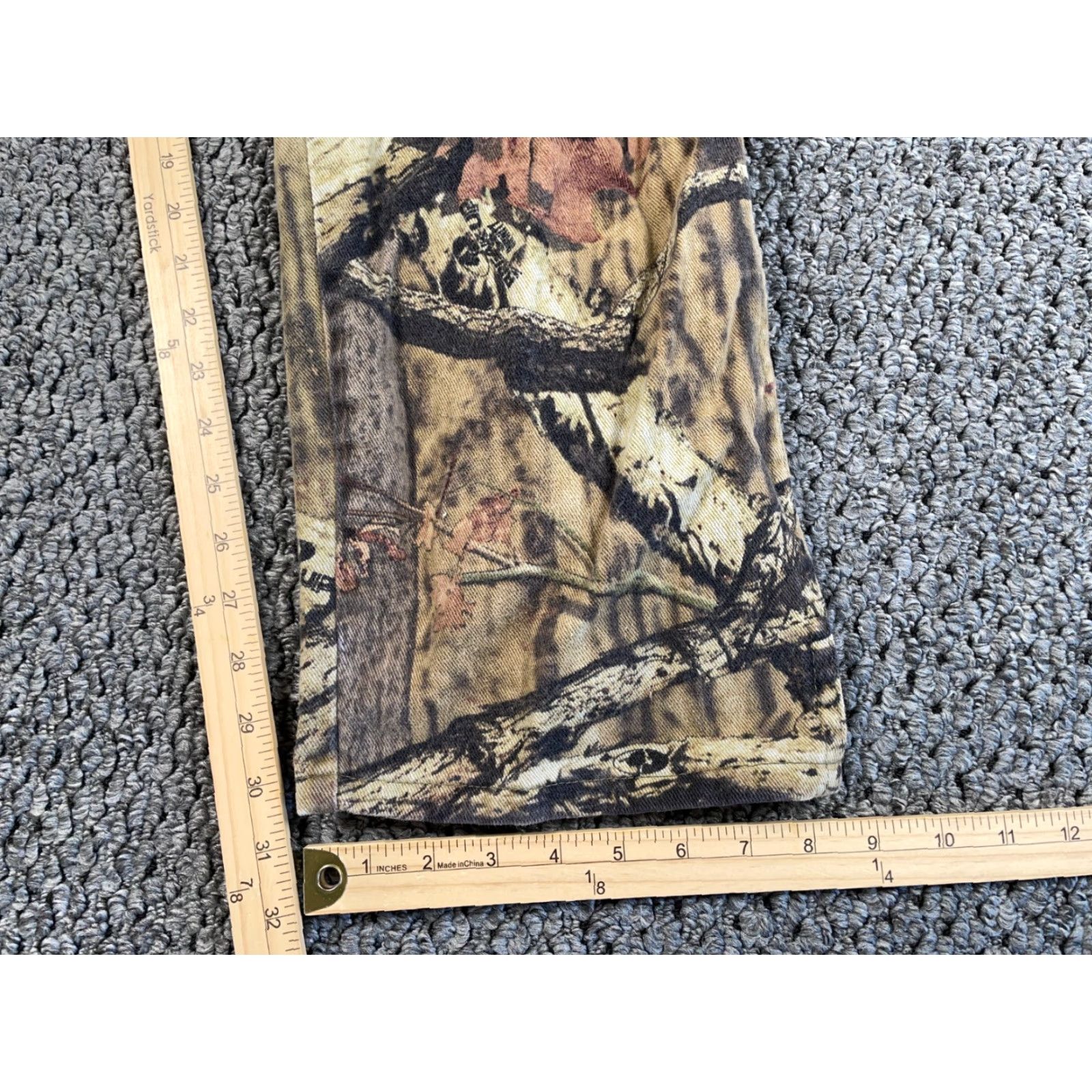 Wrangler VINTAGE Wrangler Jeans Camouflage 5-Pocket Regular Fit Men 38 x 30 Green Break Up Camo 90s Hipster Retro Mens Size US 38 / EU 54 - 6 Thumbnail