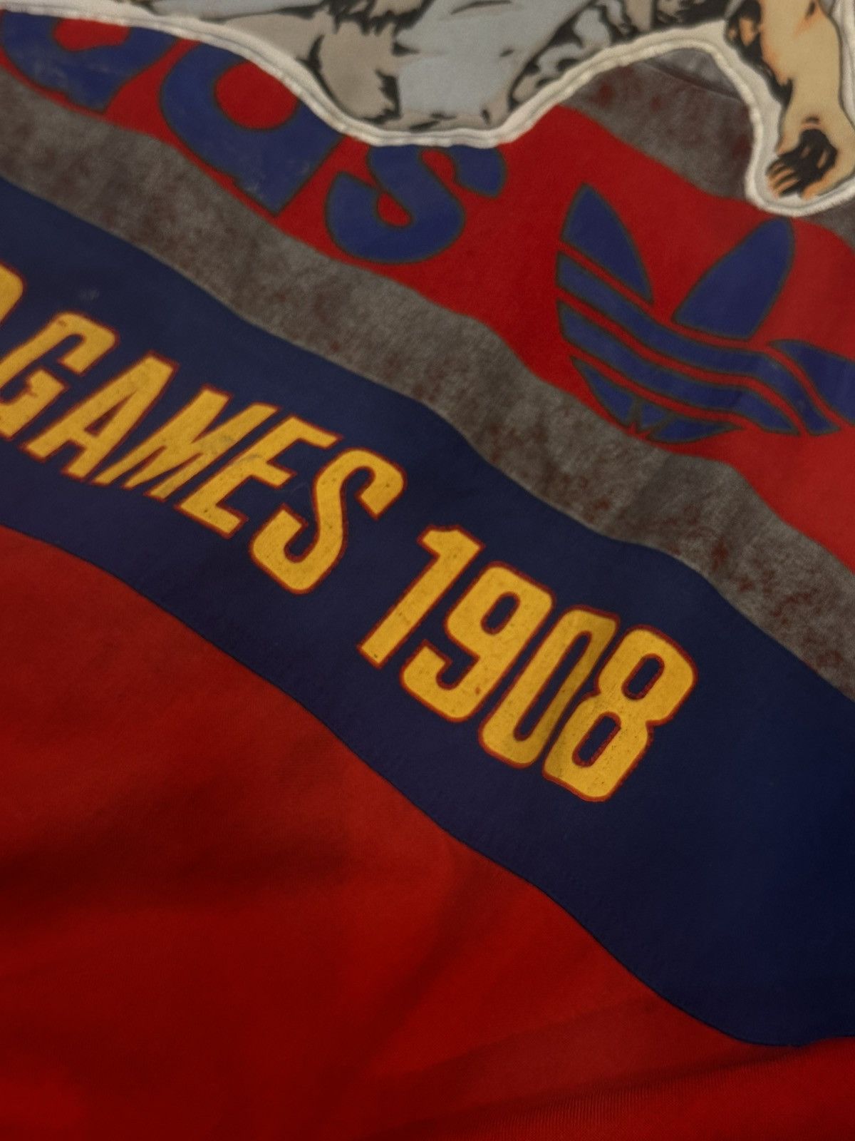 Adidas Vintage 80’s Adidas London Olympics Games 1908 Sweatshirt Size US L / EU 52-54 / 3 - 3 Thumbnail