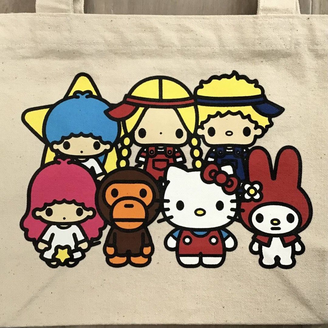 Bape BAPE × Sanrio Hello Kitty Milo tote bag a bathing ape NIGO Size ONE SIZE - 2 Thumbnail