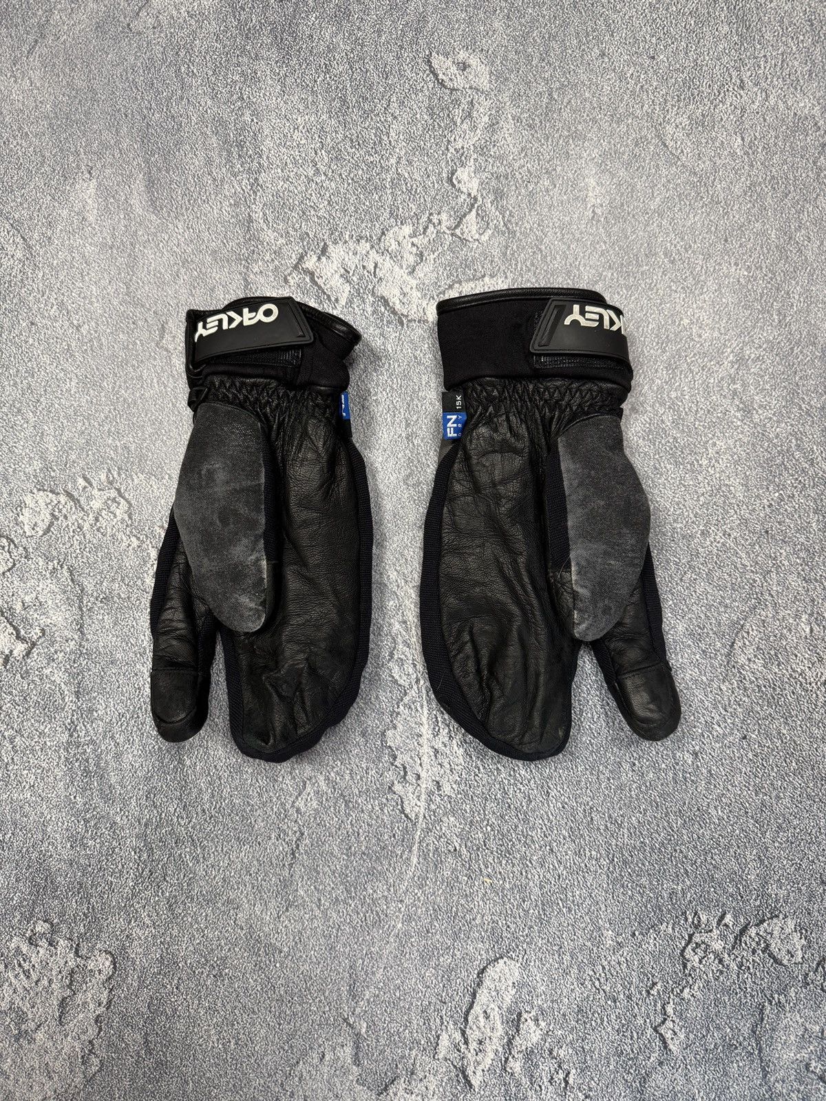 Leather Oakley Leather Gloves Size ONE SIZE - 2 Thumbnail