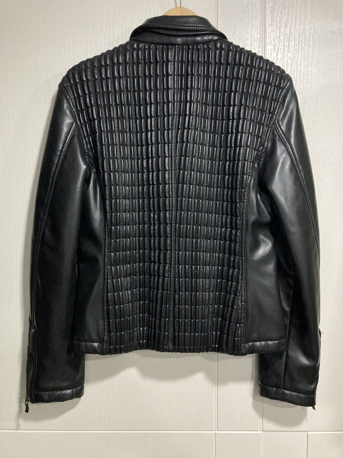 Roberto Cavalli Cavalli Jeans Faux Leather Fur Jacket Size US XS / EU 42 / 0 - 7 Thumbnail