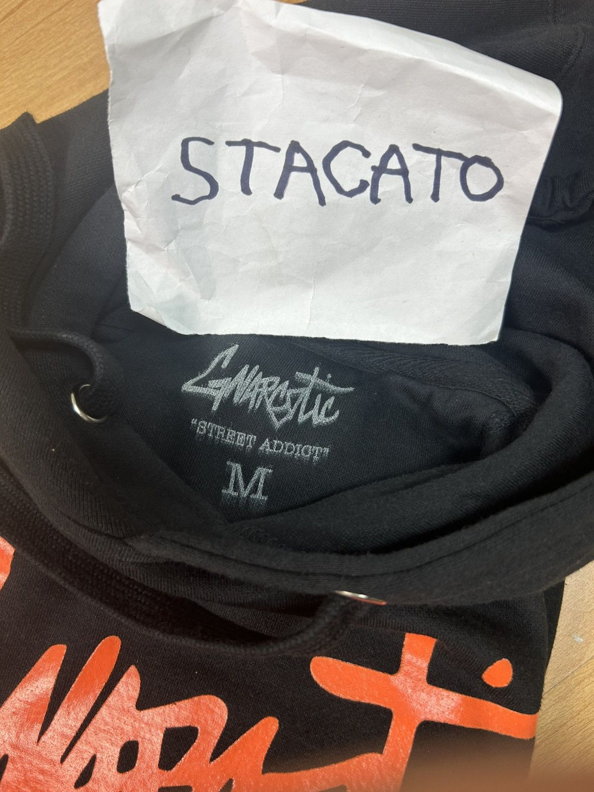 Gnarcotic × Rap Tees Gnarcotic Lil Gnar Drip Logo Hoodie Black/Orange Size US M / EU 48-50 / 2 - 3 Thumbnail