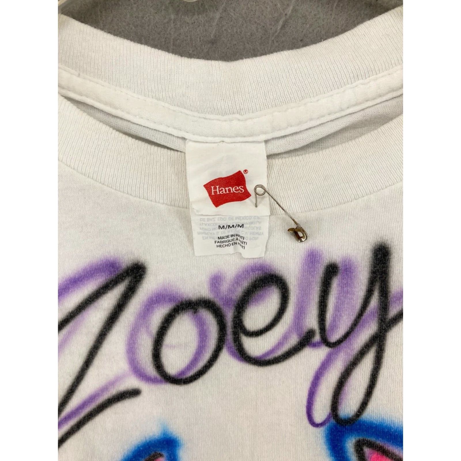 Hanes Hanes Women's T-Shirt Airbrush Stitch Myrtle Beach 2021 Crew Neck Short Sleeve Solid White Size M Size M / US 6-8 / IT 42-44 - 5 Thumbnail