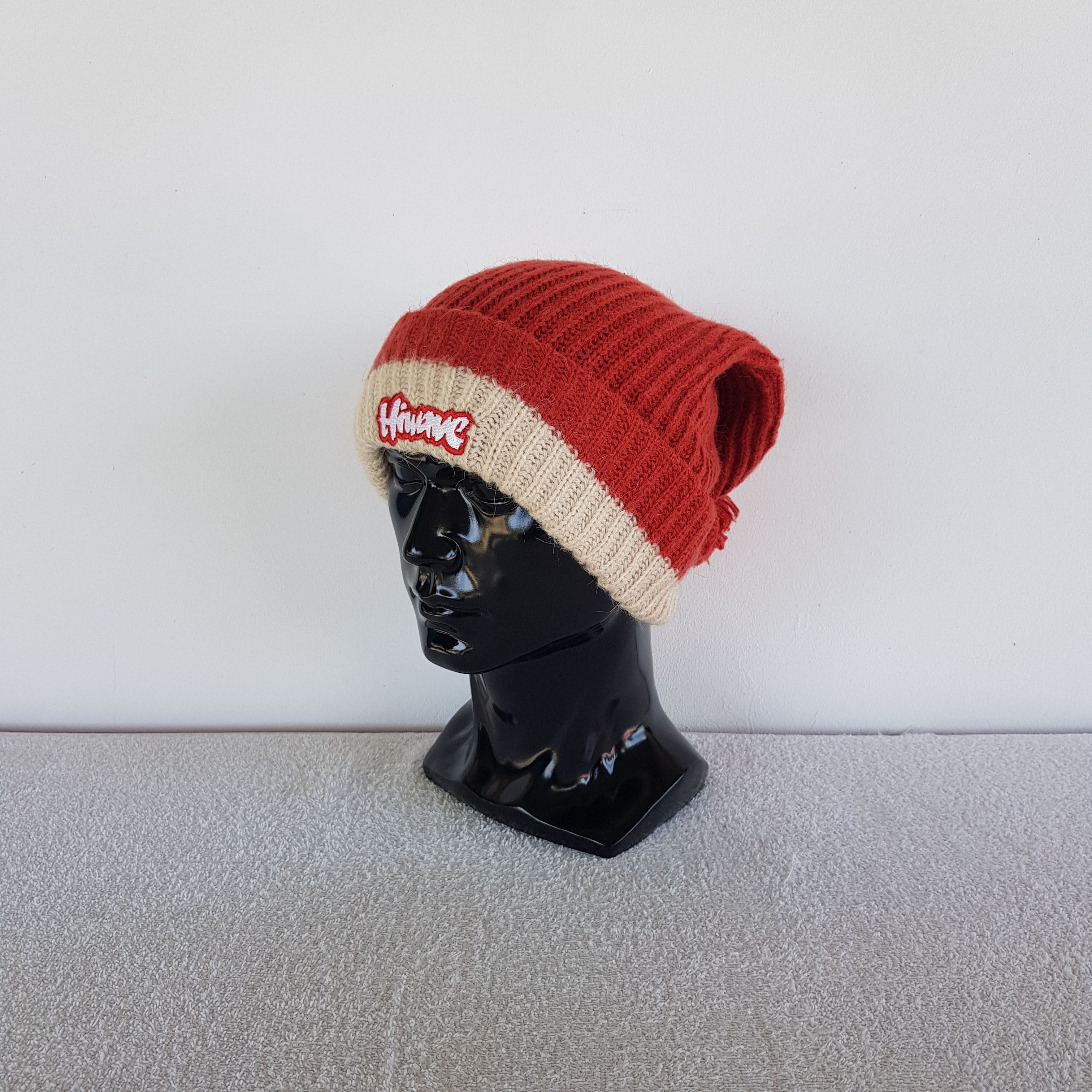 Japanese Brand Vintage Hiwave Beanie Knitted Snow Caps Hats. Size ONE SIZE - 1 Thumbnail