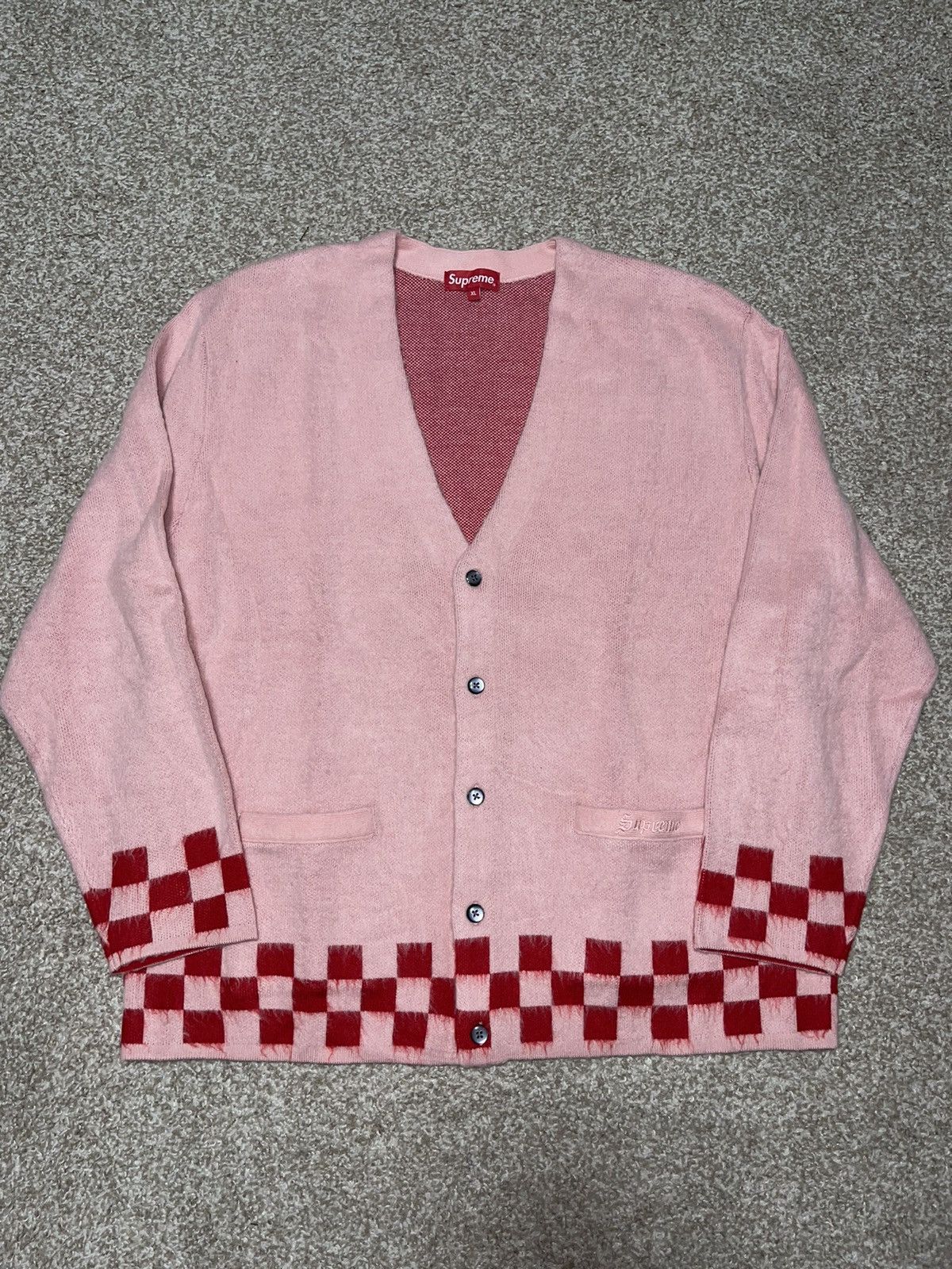 Grailed Supreme Brushed Checkerboard Cardigan Supreme(シュプリーム