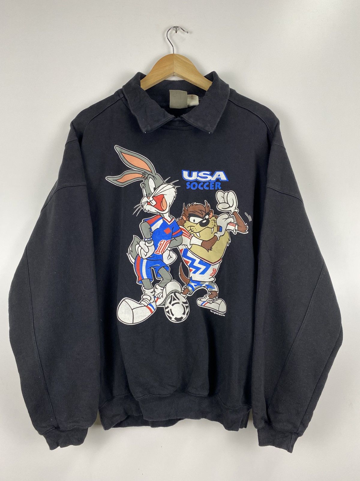 Vintage Vintage 1993 USA Soccer Sweatshirt Size US M / EU 48-50 / 2 - 10 Thumbnail