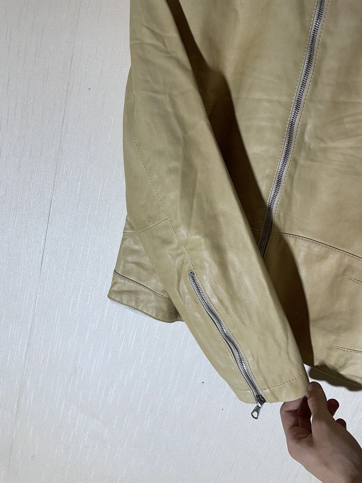 Brunello Cucinelli Brunello Cucinelli leather jacket Size L / US 10 / IT 46 - 9 Thumbnail
