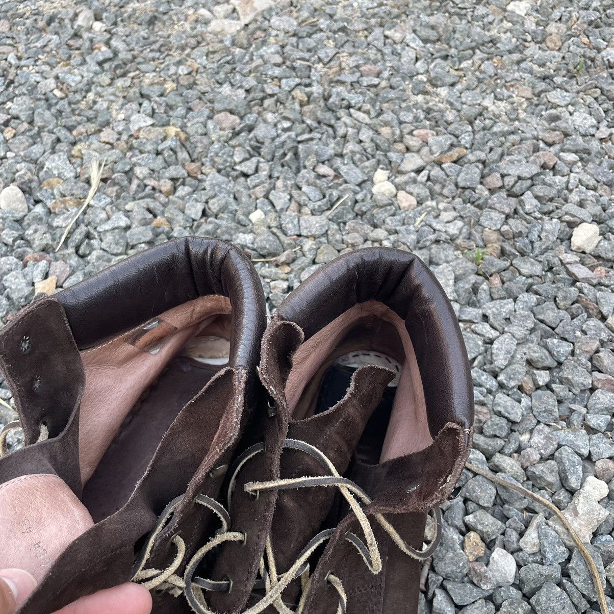 Vibram wabasha chukka boot copper rough cut brown leather Shoes Size US 11.5 / EU 44-45 - 8 Thumbnail