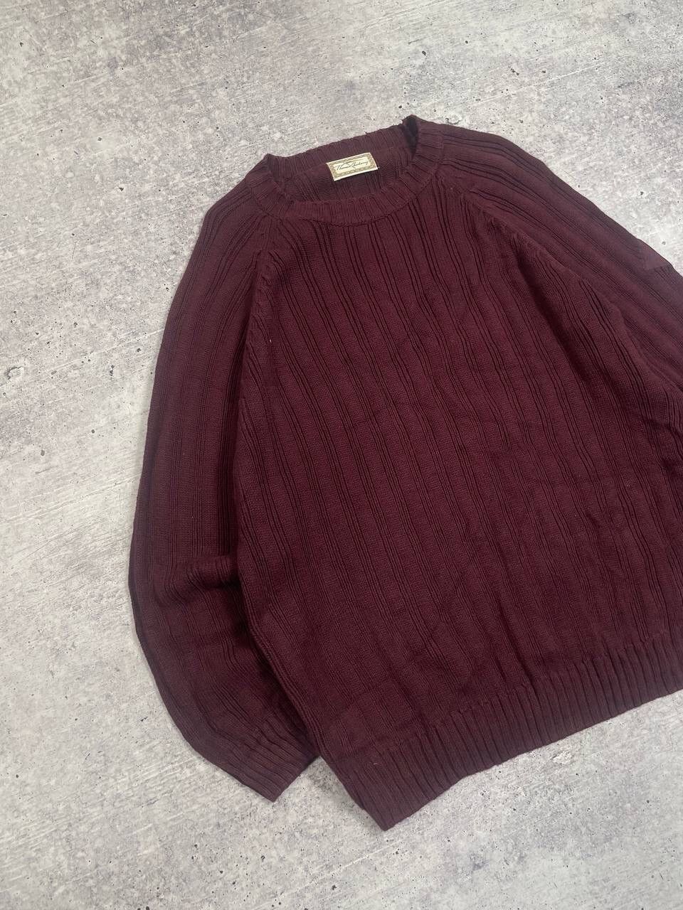 Burberry Vintage Thomas Burberry Cotton Knitted Sweater Y2K Size US XL / EU 56 / 4 - 2 Thumbnail