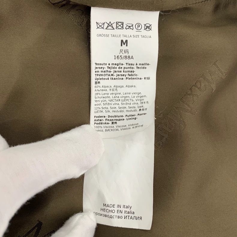 Max Mara Max Mara Dark Green Teddy Alpaca Lapel Coat Size M / US 6-8 / IT 42-44 - 7 Thumbnail