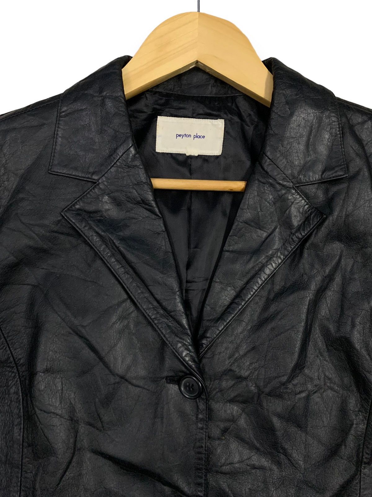 PPFM Vintage Japanese Brand PPFM Cowhide Leather Blazer Jacket Size US M / EU 48-50 / 2 - 5 Thumbnail