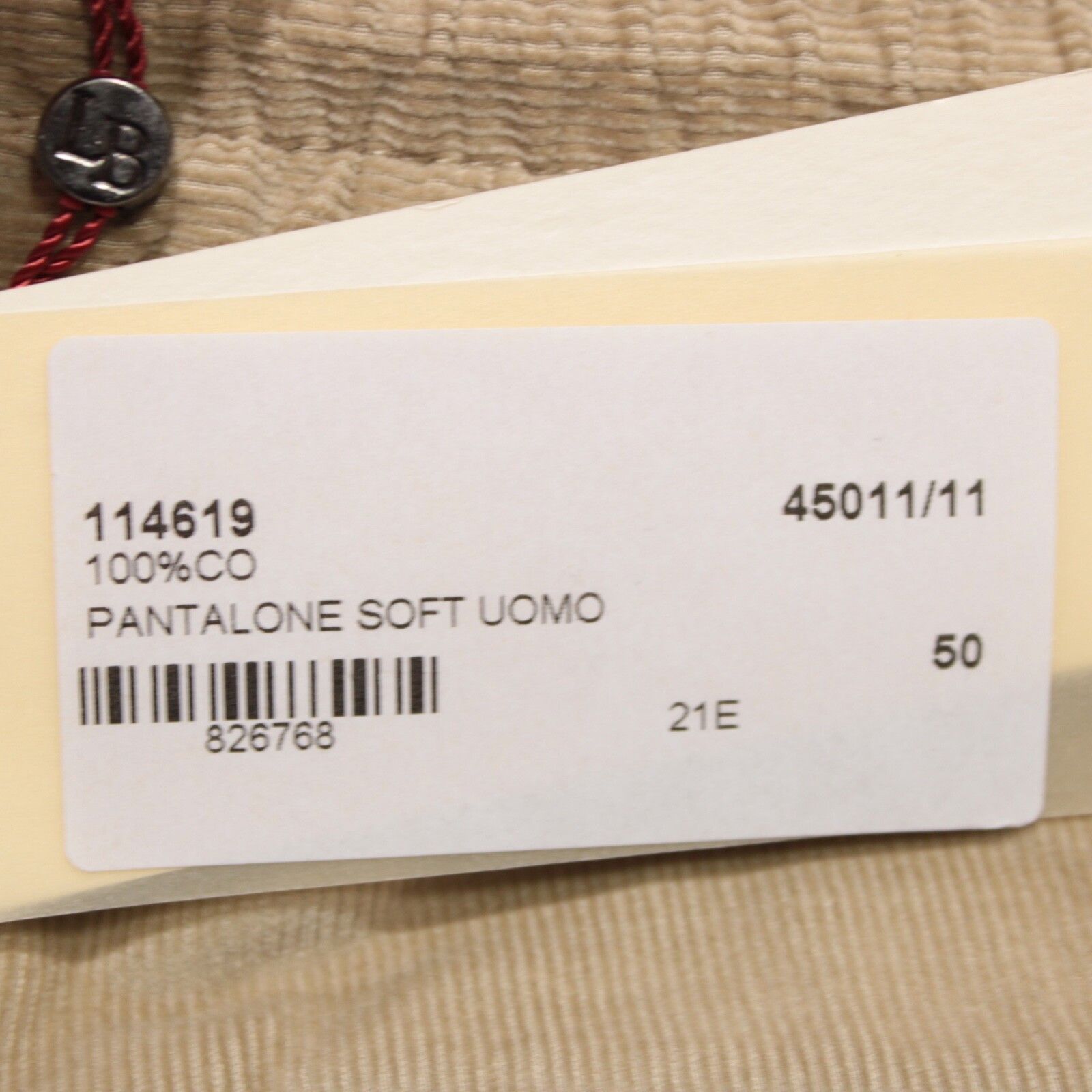 Luciano Barbera Luciano Barbera New with tags Chino Size 34 US In Beige Size US 34 / EU 50 - 4 Thumbnail
