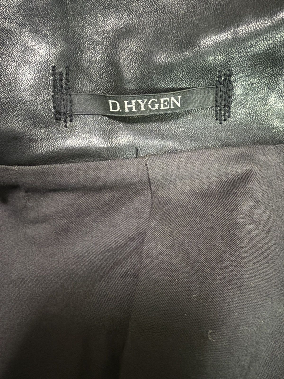 D.Hygen [3]D.Hygen hooded leather jacket Size US L / EU 52-54 / 3 - 9 Thumbnail