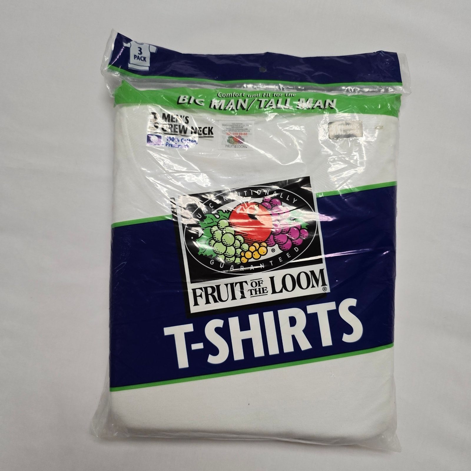 Fruit Of The Loom × Vintage Vintage Fruit Of The Loom Blank Shirt 2XL 3 Pack White Tee Size US XXL / EU 58 / 5 - 1 Thumbnail