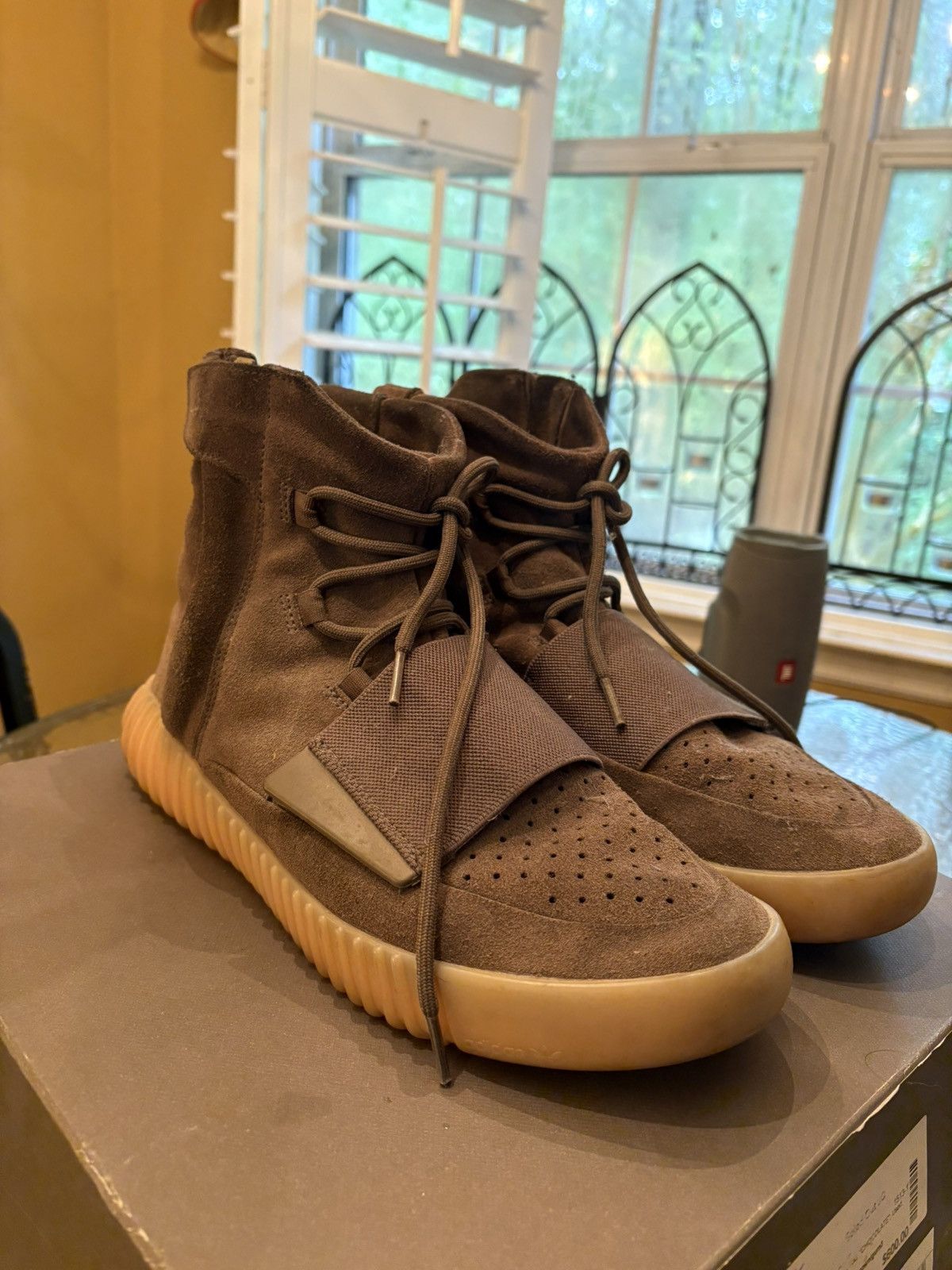 Kanye West Yeezy boost 750 chocolate Grailed
