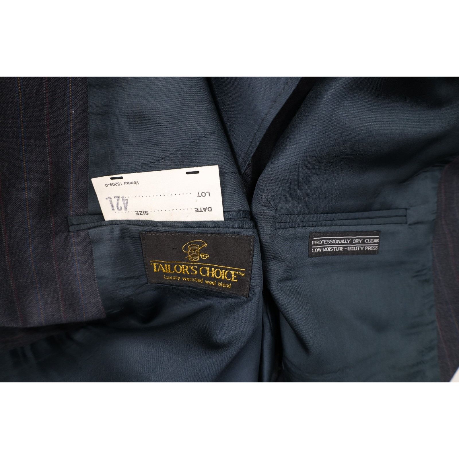 Vintage Vintage 70s Streetwear Distressed 2 Piece Striped Suit Size 42L - 6 Thumbnail