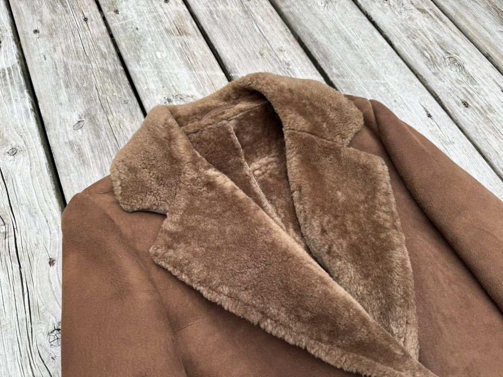 Vintage 1970s Sawyer of Napa Sheepskin Shearling Coat Size XL / US 12-14 / IT 48-50 - 6 Thumbnail