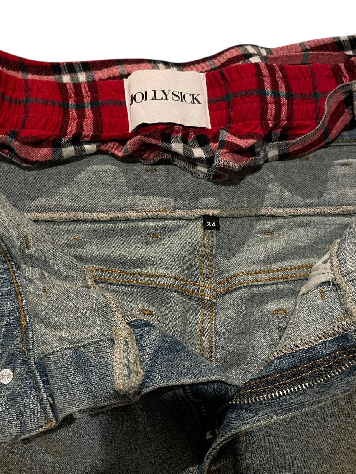 Other Baggy Y2K Mudwash Balenciaga-style Jeans Size US 34 / EU 50 - 4 Thumbnail