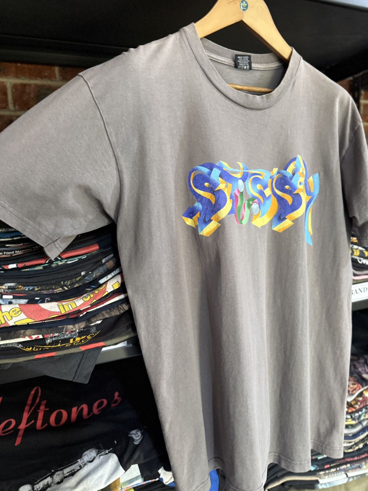 Stussy Vintage 1983 Photo Henry Chalfant Stussy Customade Faded Tee Size US L / EU 52-54 / 3 - 8 Thumbnail