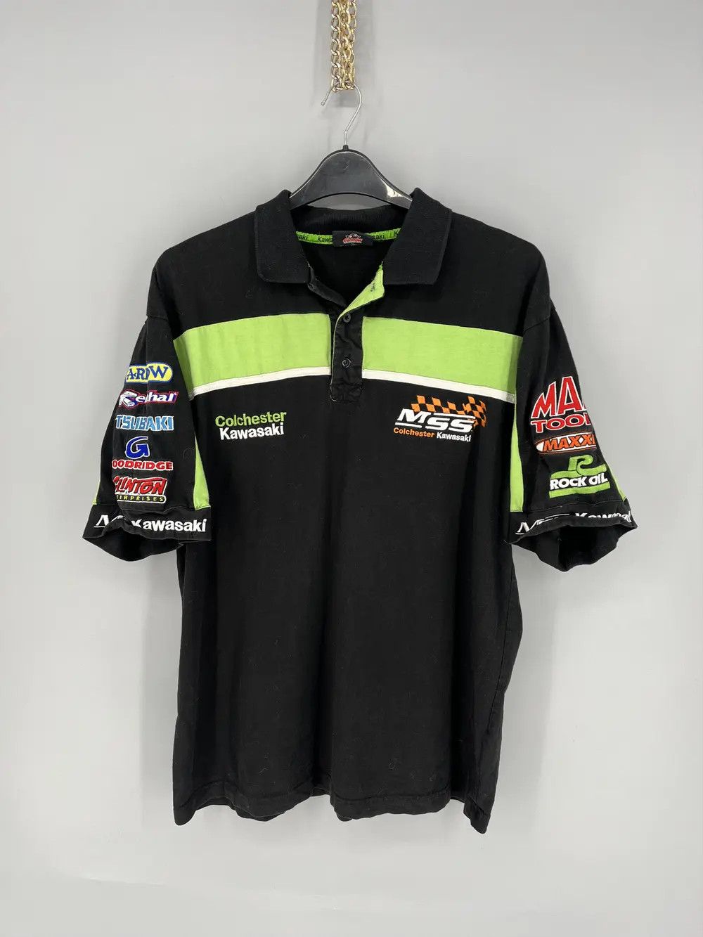 Other Vintage Rare Kawasaki MSS Racing Team shirt L Size US XL / EU 56 / 4 - 1 Thumbnail