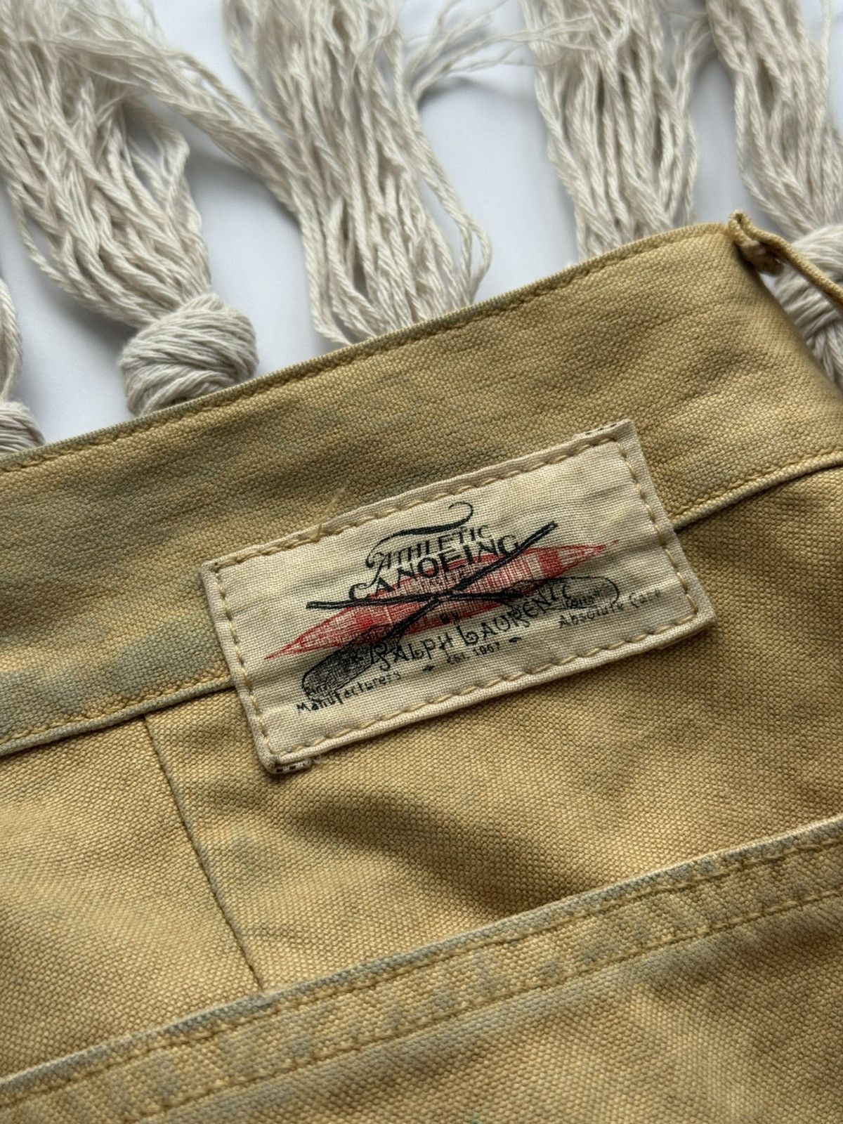 Ralph Lauren Archive 90s Ralph Lauren Canoeing Athletic Multipocket Pants Size US 29 - 5 Thumbnail