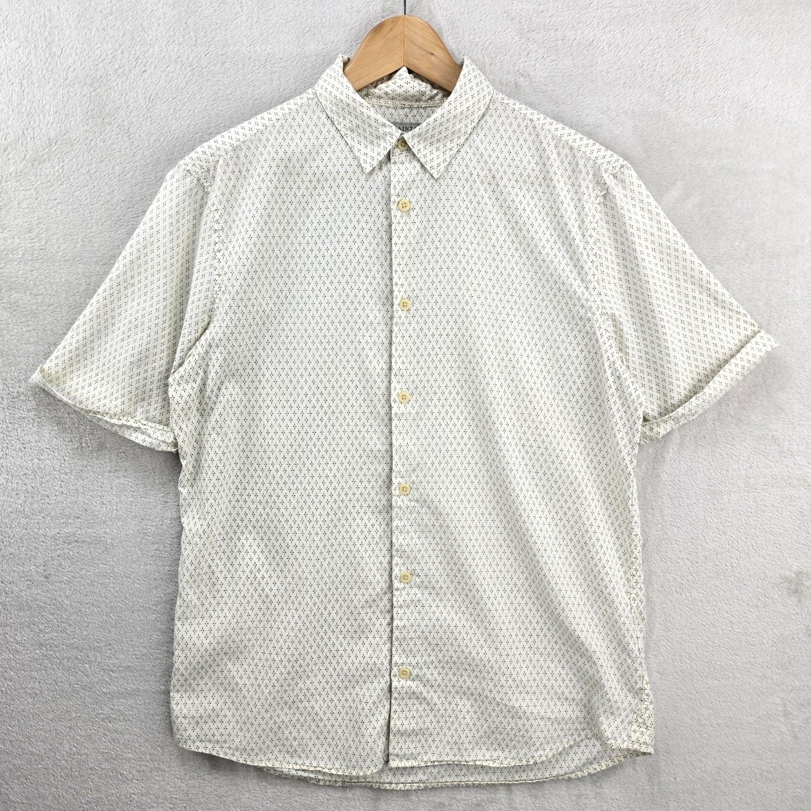 Allsaints AllSaints Shirt Mens Medium Nissen Short Sleeve Button Down Size US M / EU 48-50 / 2 - 1 Thumbnail