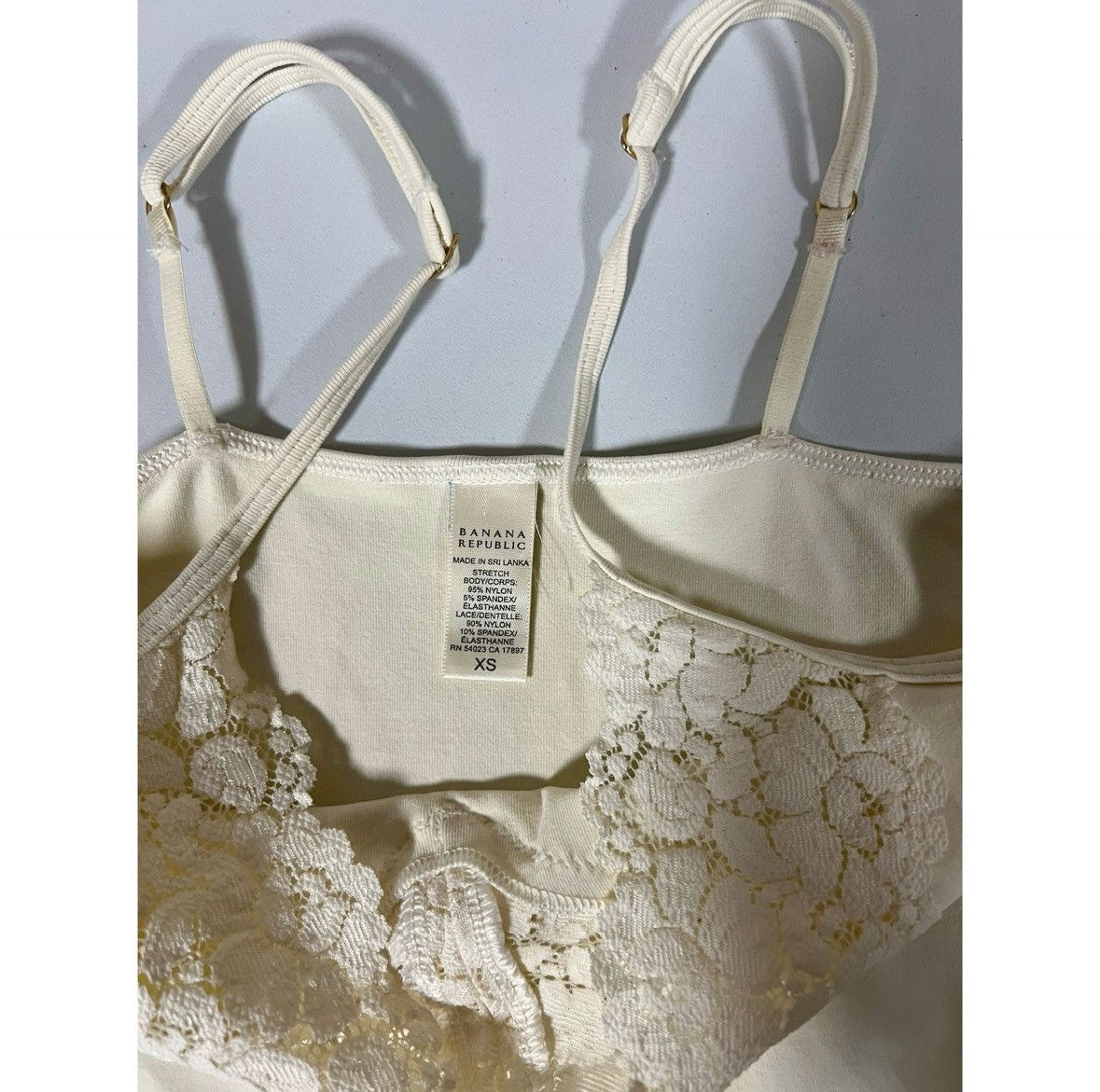 Banana Republic Banana Republic Lace Cami Camisole Tank Top Shirt Size XS 🤍✨ Size XS / US 0-2 / IT 36-38 - 4 Thumbnail