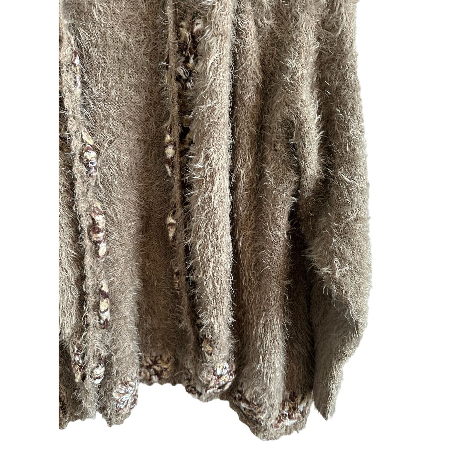 Other Easel Womens Small/Medium Long Sleeve Brown Knitted Cardigan Size S / US 4 / IT 40 - 6 Thumbnail
