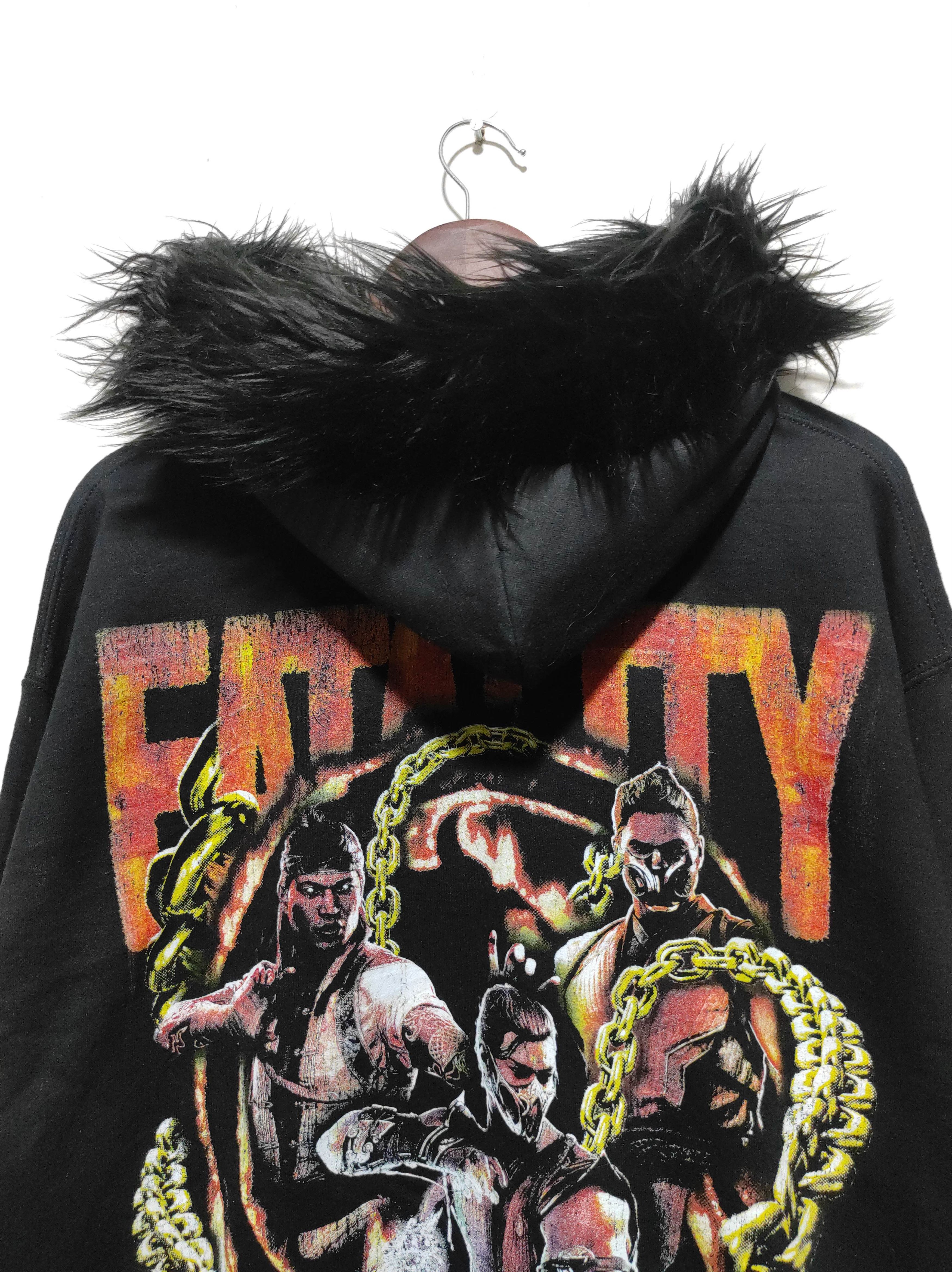 Anime Mortal Combat Goat Crew black fur hoodie lgb style Size US L / EU 52-54 / 3 - 13 Thumbnail