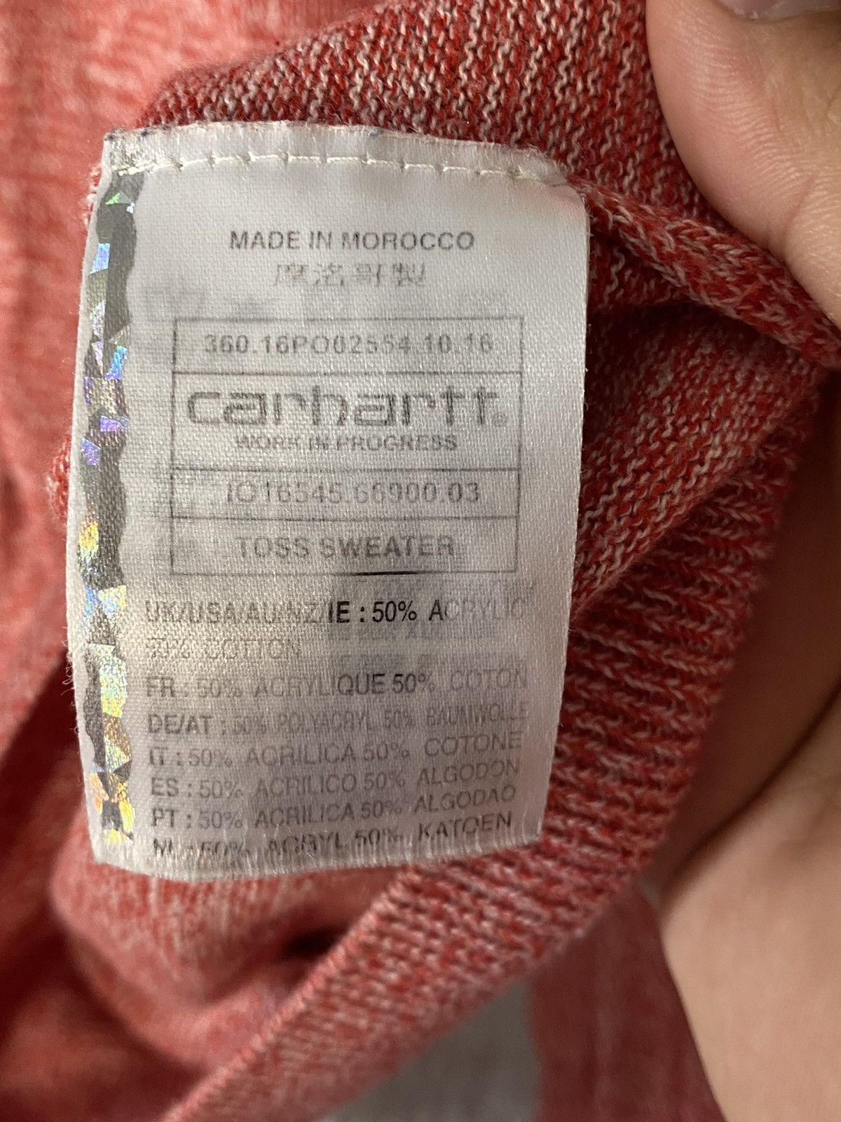 Carhartt × Vintage Vintage Carhartt Sweater Hype Japan Luxury sweatshirt Size US L / EU 52-54 / 3 - 4 Thumbnail