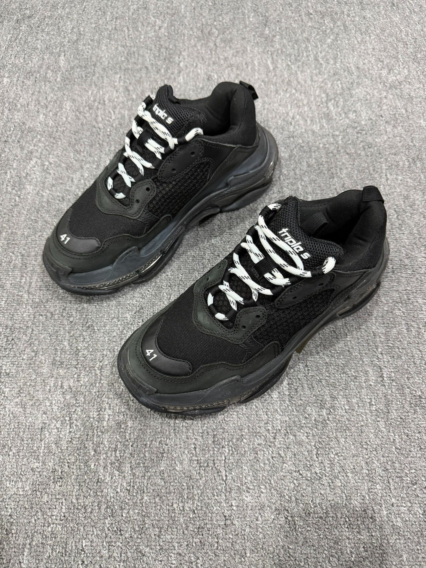 Balenciaga Size 41 - Balenciaga Triple Black | Grailed