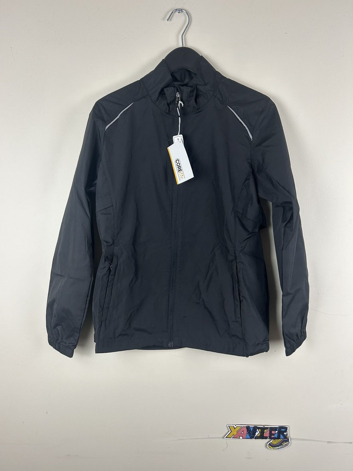 Vintage Soft Shell Jacket Small Women Black Size S / US 4 / IT 40 - 1 Thumbnail