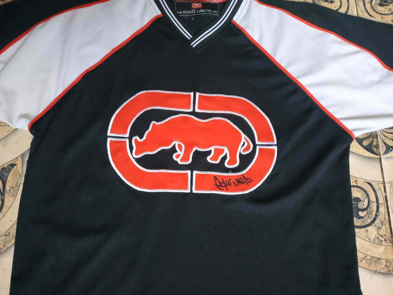 Ecko Unltd. VINTAGE ECKO UNLTD. RHINO EMBROIDERED JERSEY — CYBER Y2K Size US M / EU 48-50 / 2 - 2 Thumbnail
