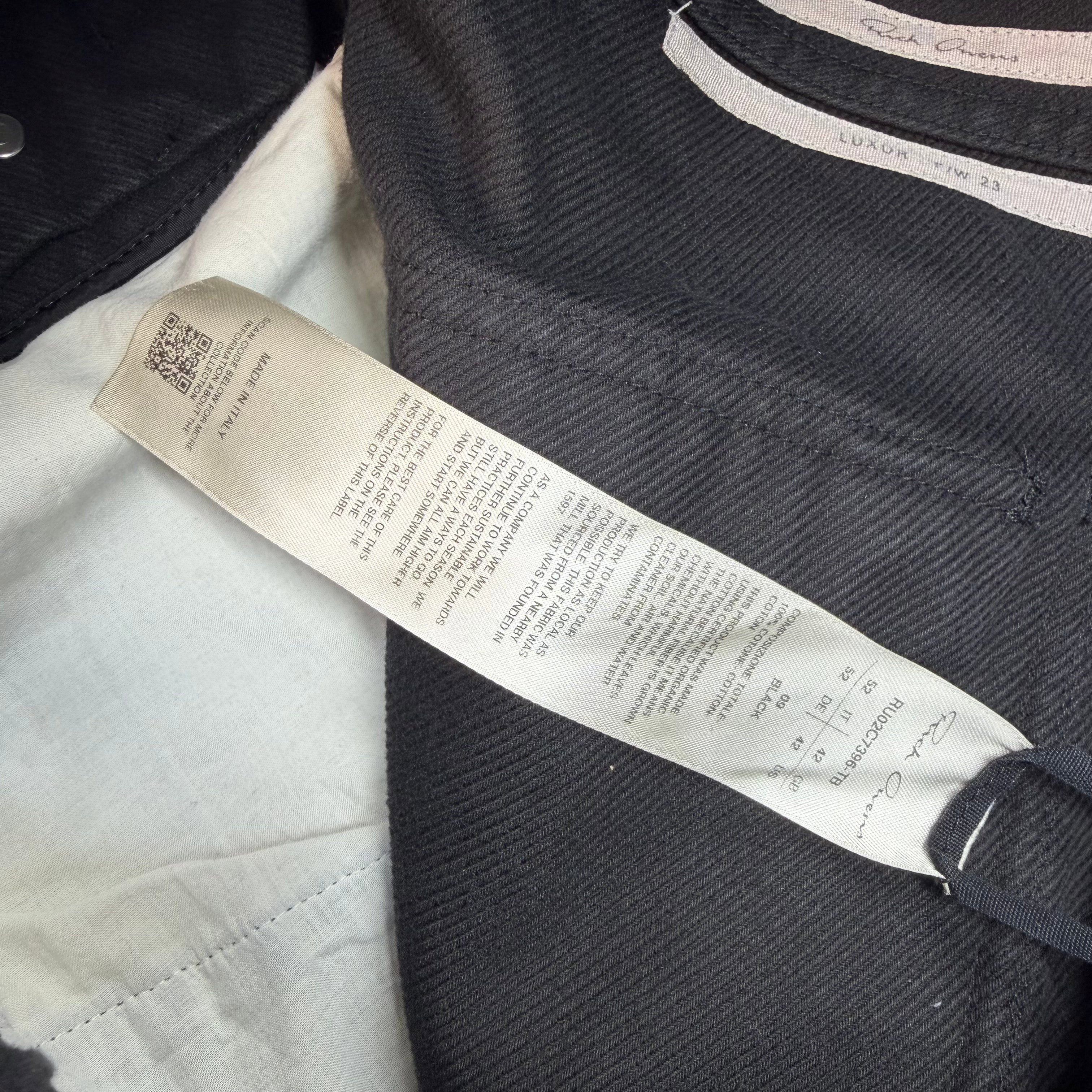Rick Owens Rick Owens Mastodon Black Cargo Trousers 52 (L) Size US 36 / EU 52 - 7 Thumbnail
