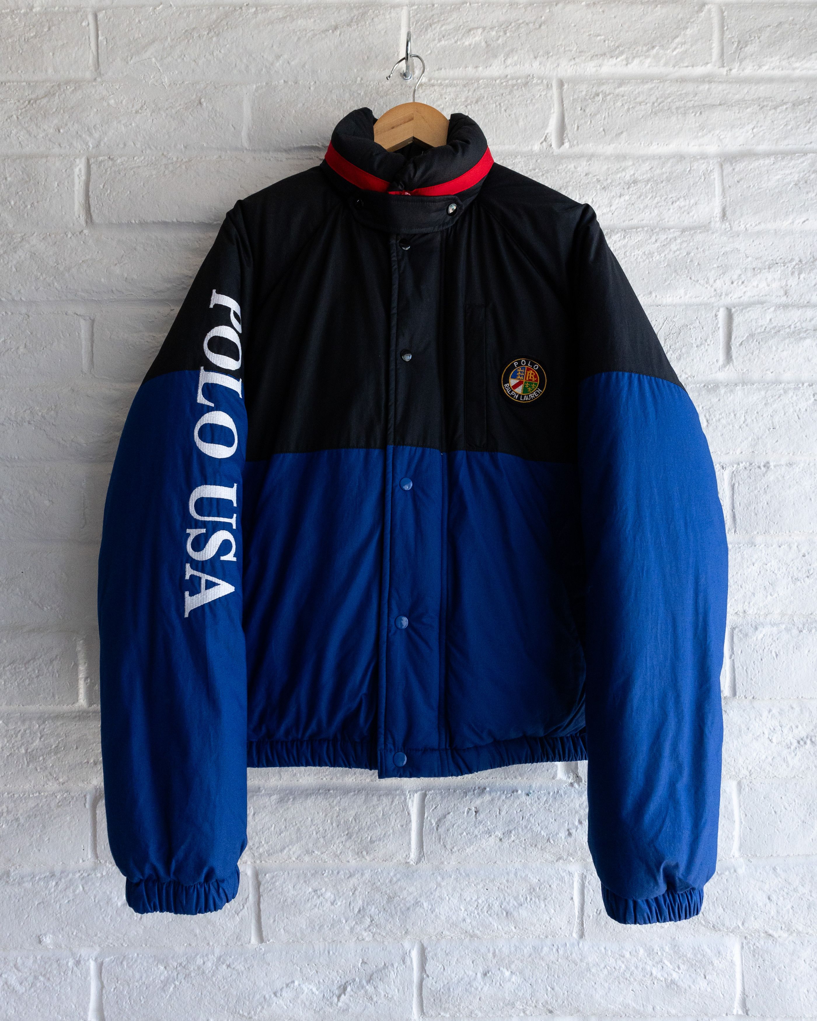80s-90s “POLO COUNTRY” Down Jacket Vintage 90s Polo Country Ralph Lauren Aztec Puffer Down
