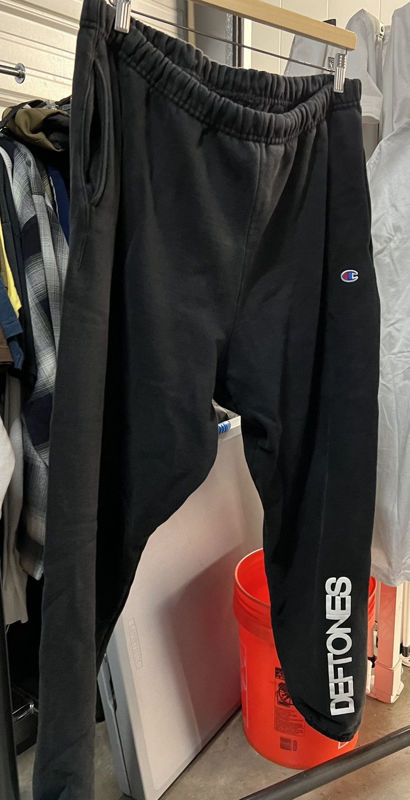 Deftones White Pony Merch Sweatpants Champion Black Size XL