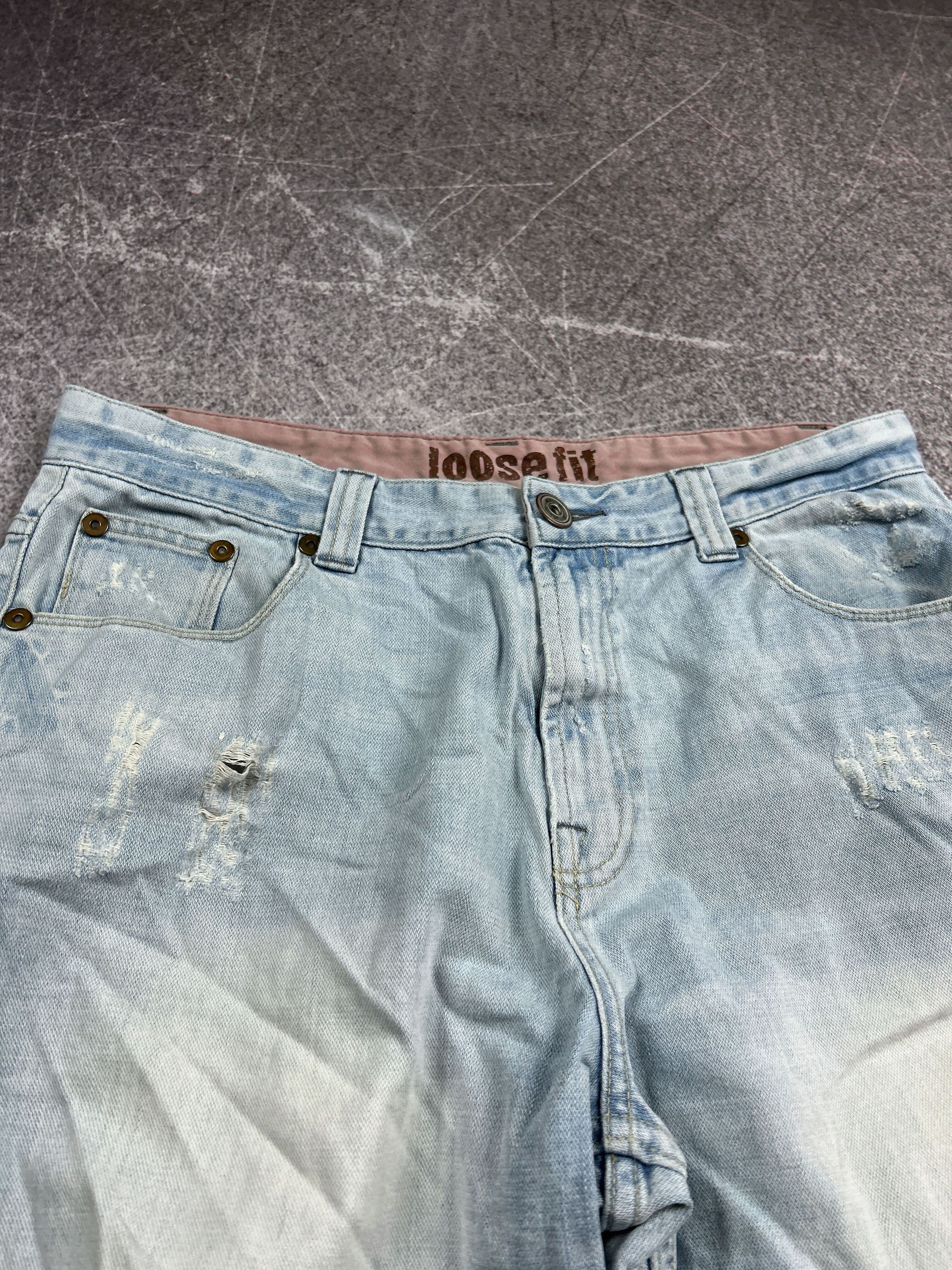 Other vtg Distressed Jeans Balenciaga Rick Owens Style 90s Size US 32 / EU 48 - 7 Thumbnail