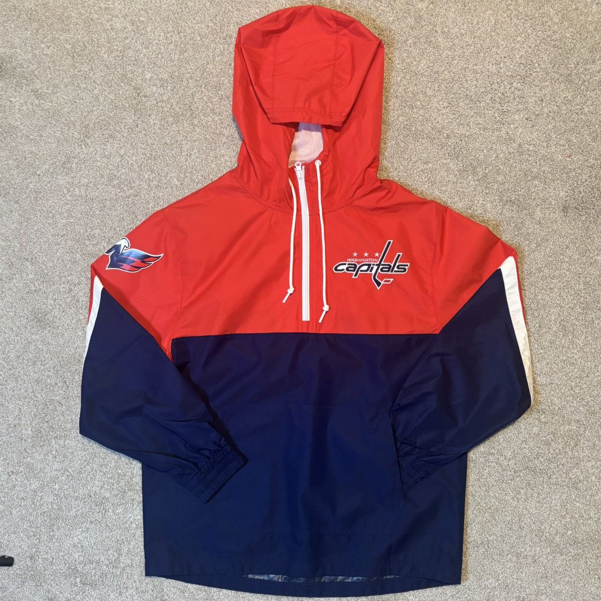 Mitchell & Ness Washington Capitals Anorak Windbreaker M