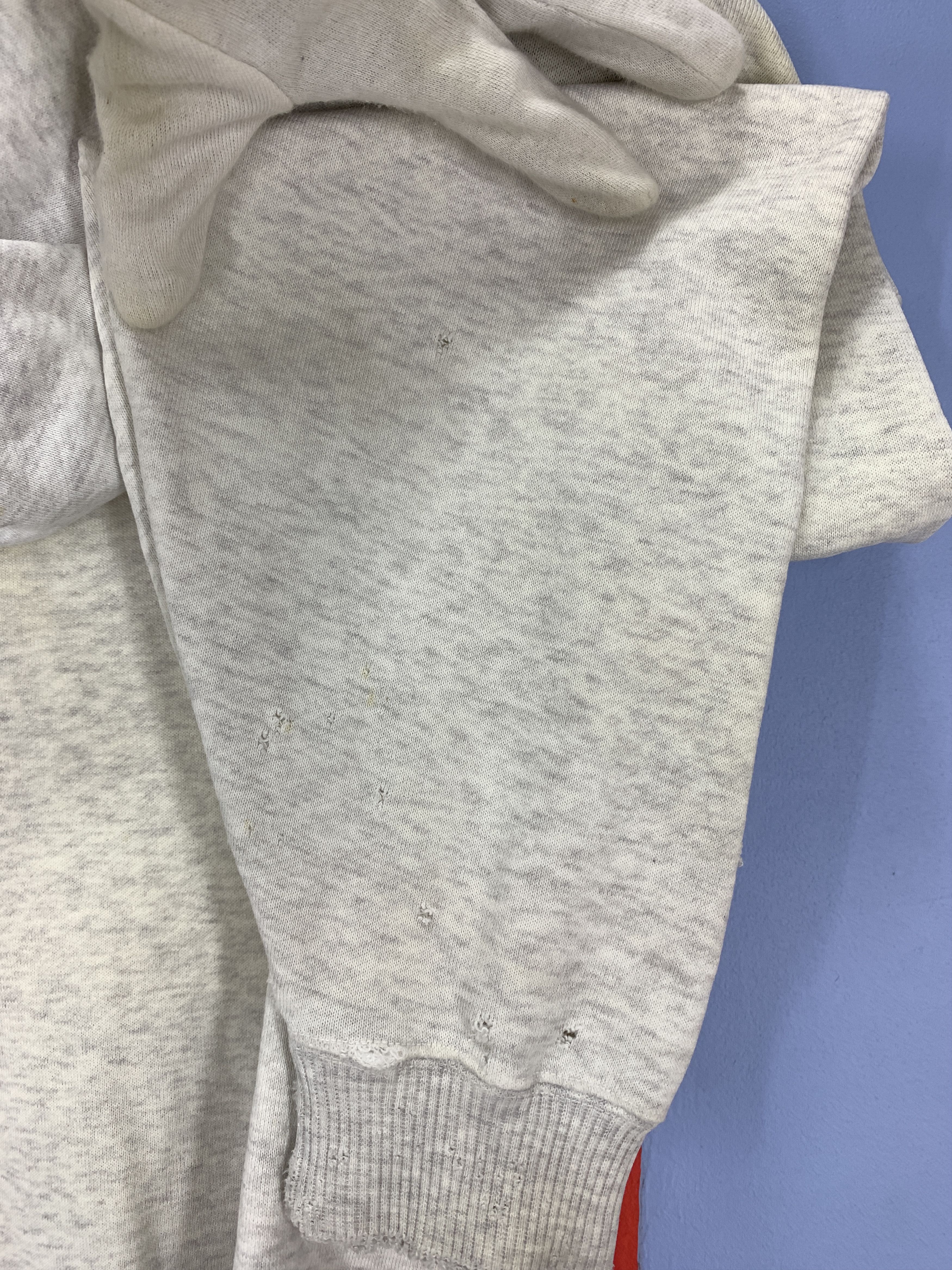 Reebok 90s Vintage REEBOK Distress Hoodie #1905/10 Size US M / EU 48-50 / 2 - 15 Thumbnail