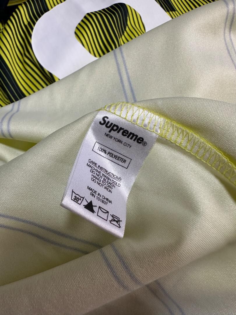 Supreme Supreme - XL SS19 Soccer Polo Shirt Neon Green Size US XL / EU 56 / 4 - 6 Thumbnail