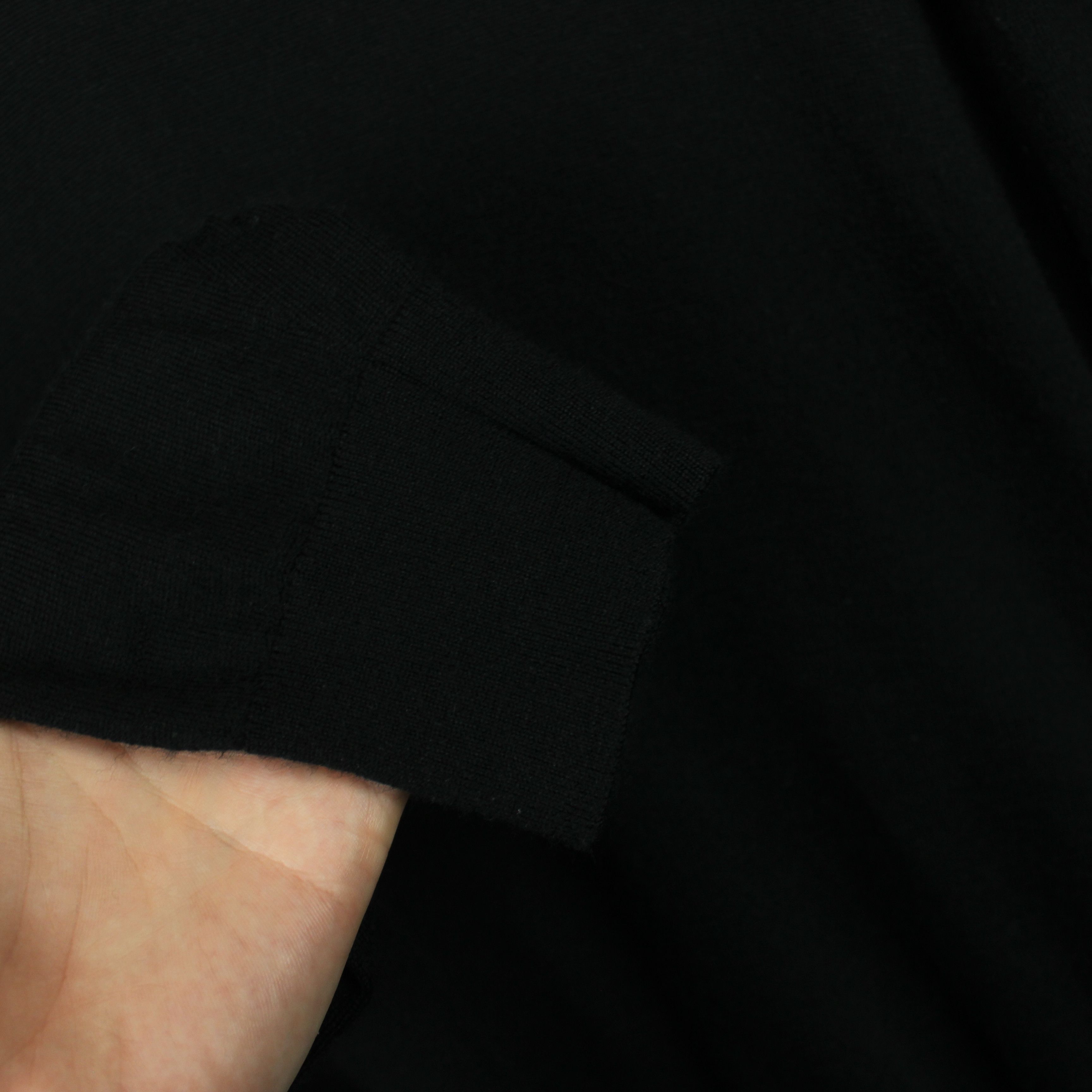 Reiss Reiss Black Milburn Wool Open Collar Polo Shirt M Size US M / EU 48-50 / 2 - 17 Thumbnail