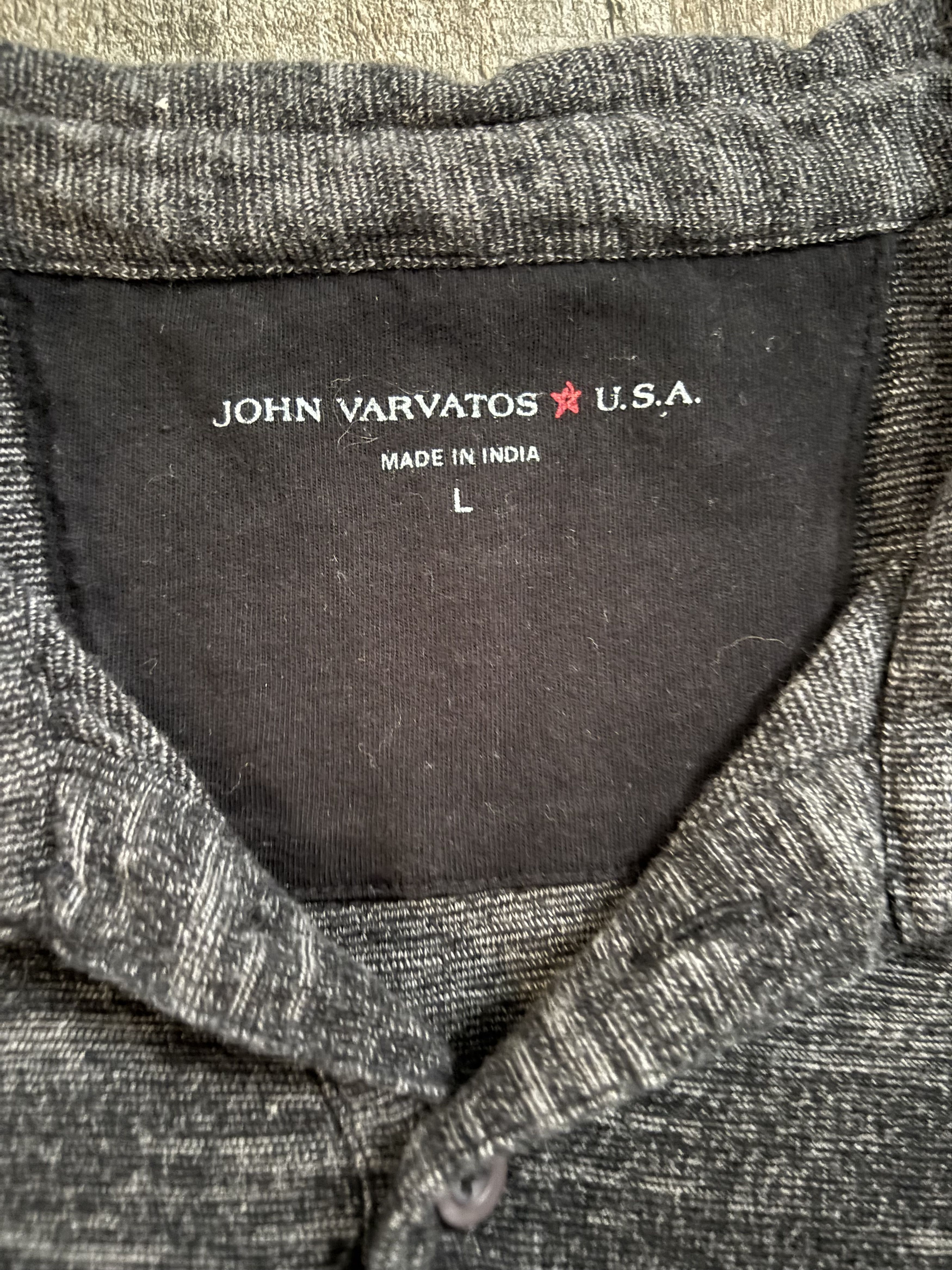 John Varvatos John Varvatos Knit Polo Shirt Size US L / EU 52-54 / 3 - 2 Thumbnail
