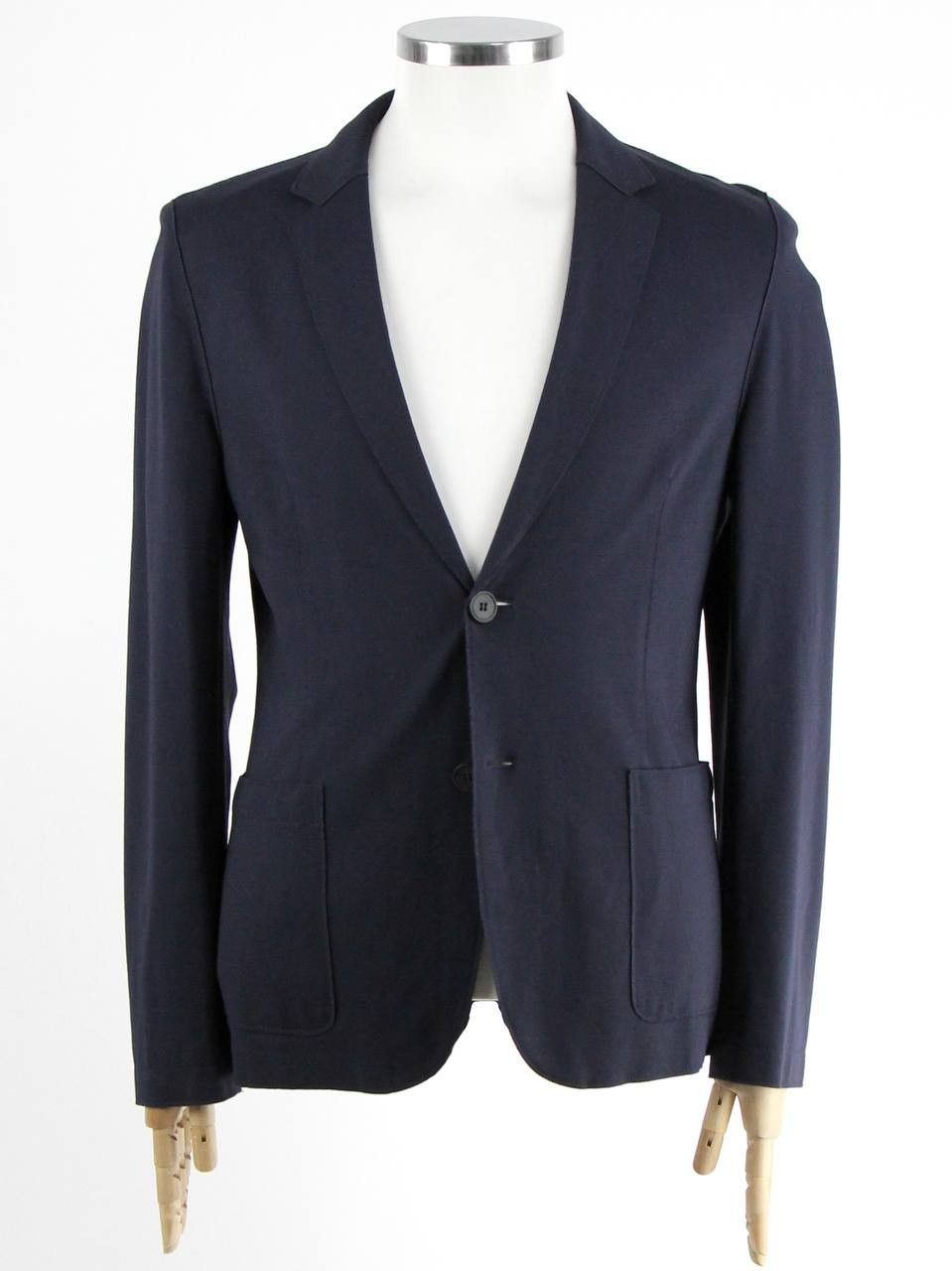 HUGO BOSS Blue knitted jacket