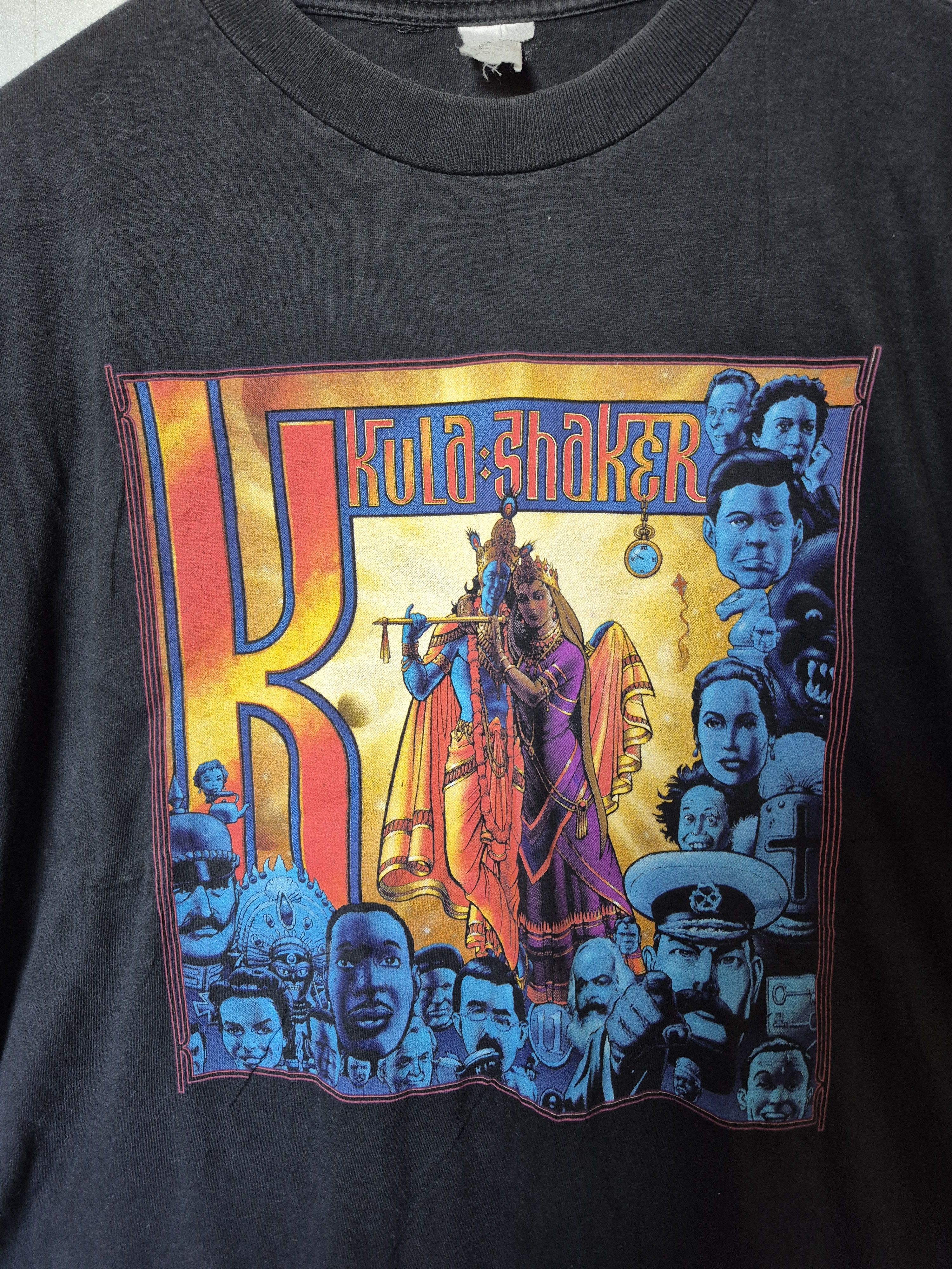 Other Vintage Band Kula Shaker 1996 T-Shirt XL European Size US L / EU 52-54 / 3 - 2 Thumbnail