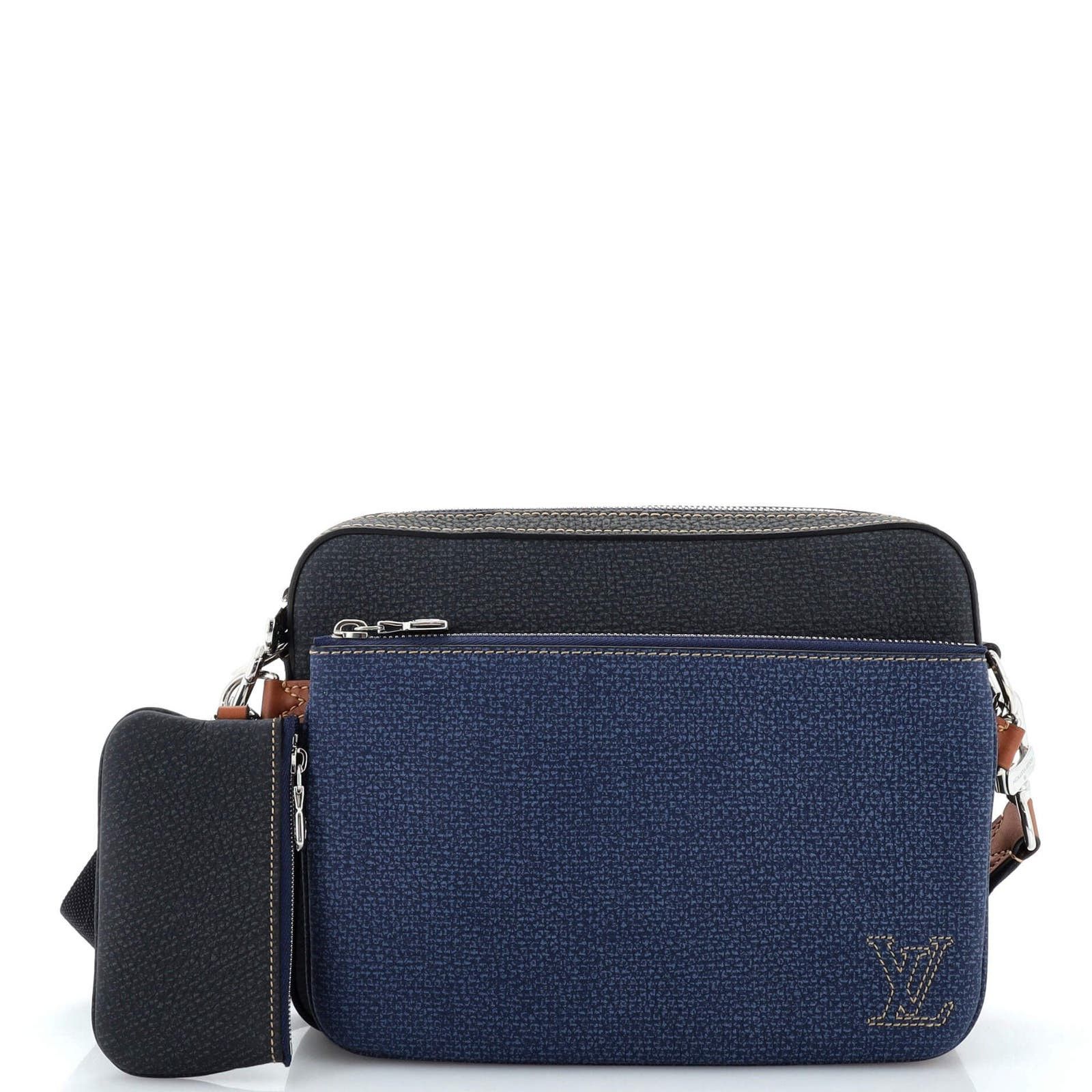 Trio Messenger Bag Taurillon Leather None