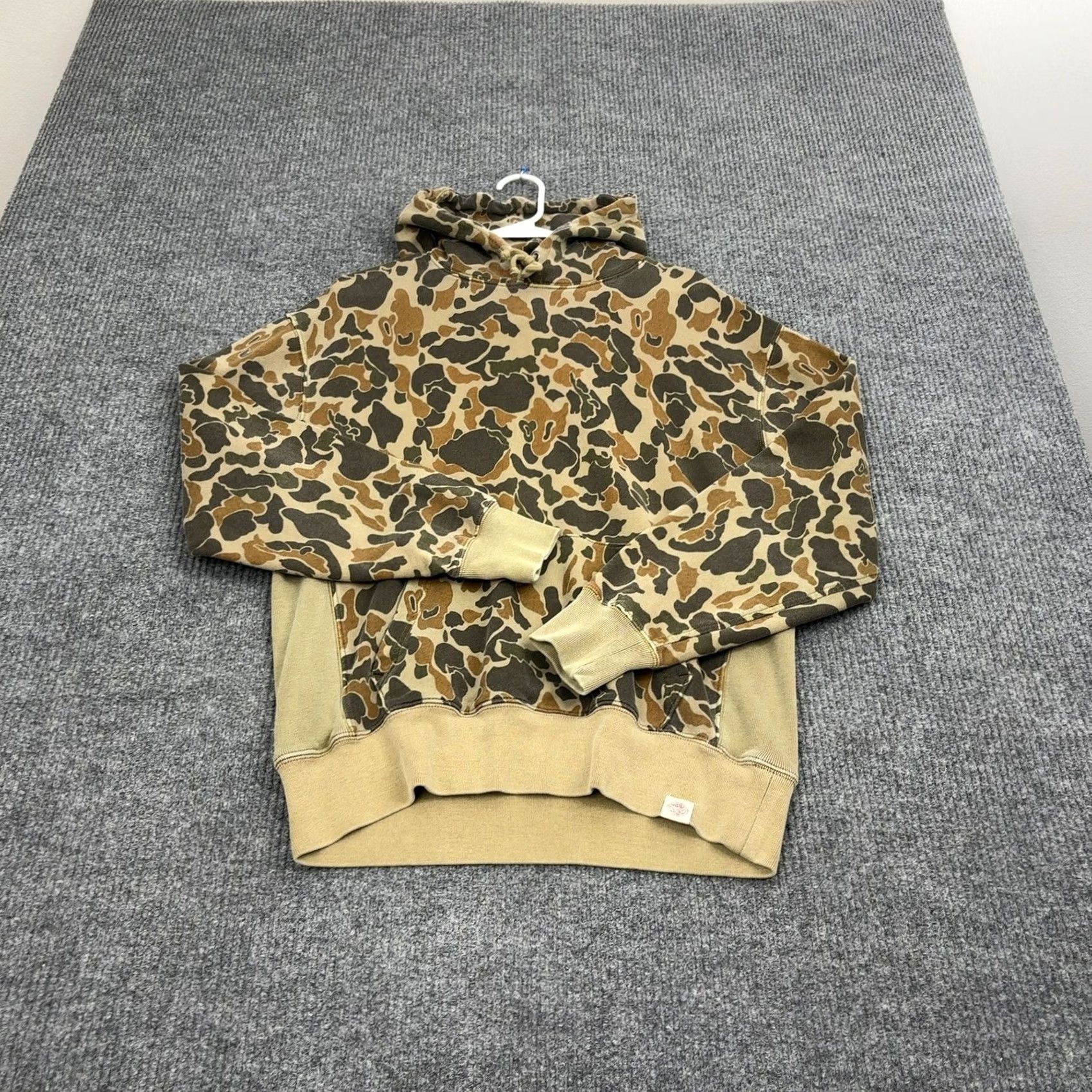 Wallace & Barnes Wallace & Barnes Hoodie Mens M Brown Camo Duck Hunter Gorpcore Pullover Sweatshirt Long Sleeve Size US M / EU 48-50 / 2 - 3 Thumbnail