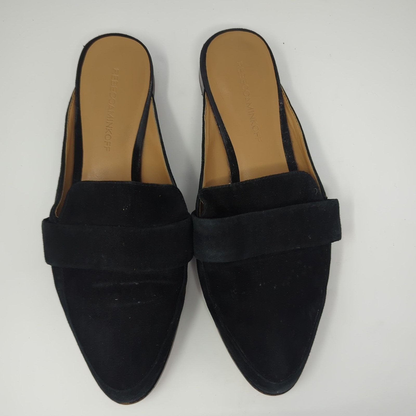 Rebecca Minkoff Rebecca Minkoff Black Slip On Suede Pointed Toe Size 8.5 Size US 8.5 / IT 38.5 - 4 Thumbnail