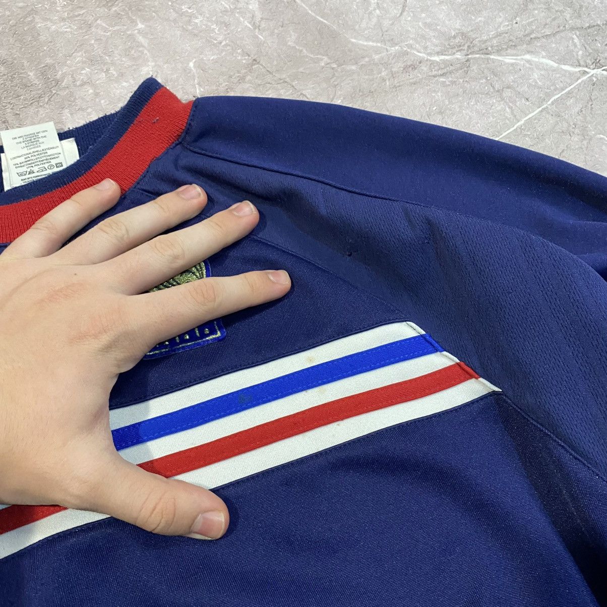 Adidas VINTAGE ADIDAS FRANCE SWEATSHIRT SOCCER 00S Size US M / EU 48-50 / 2 - 4 Thumbnail